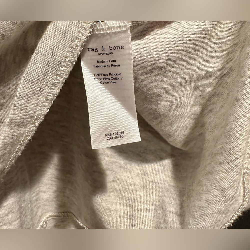Rag & Bone Sadie Muscle Tank - Heather Grey - Picture 3 of 9